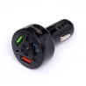 Ładowarka samochodowa  QUICK CHARGE 3 porty USB LED KD1238
