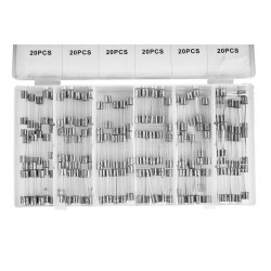 Bezpieczniki szklane 120szt.  5-30A KD1302