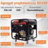 Agregat prądotwórczy 9kW ZŁĄCZE 32A 230V KD169