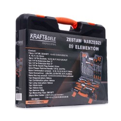 Zestaw narzędzi 89el.  KD10466