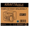 Motopompa pompa spalinowa 3cale do wody 1000l/min KD771