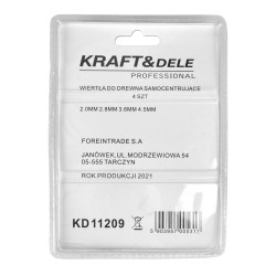 Wiertła samocentrujące KD11209