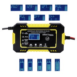 Automatyczny prostownik akumulatorowy LCD 12V / 6A KD1290