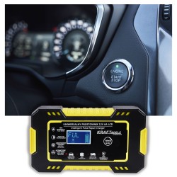 Automatyczny prostownik akumulatorowy LCD 12V / 6A KD1290