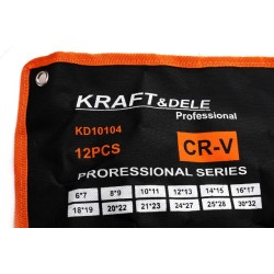 Klucze Oczkowe Gięte 12el 6-32mm KD10104