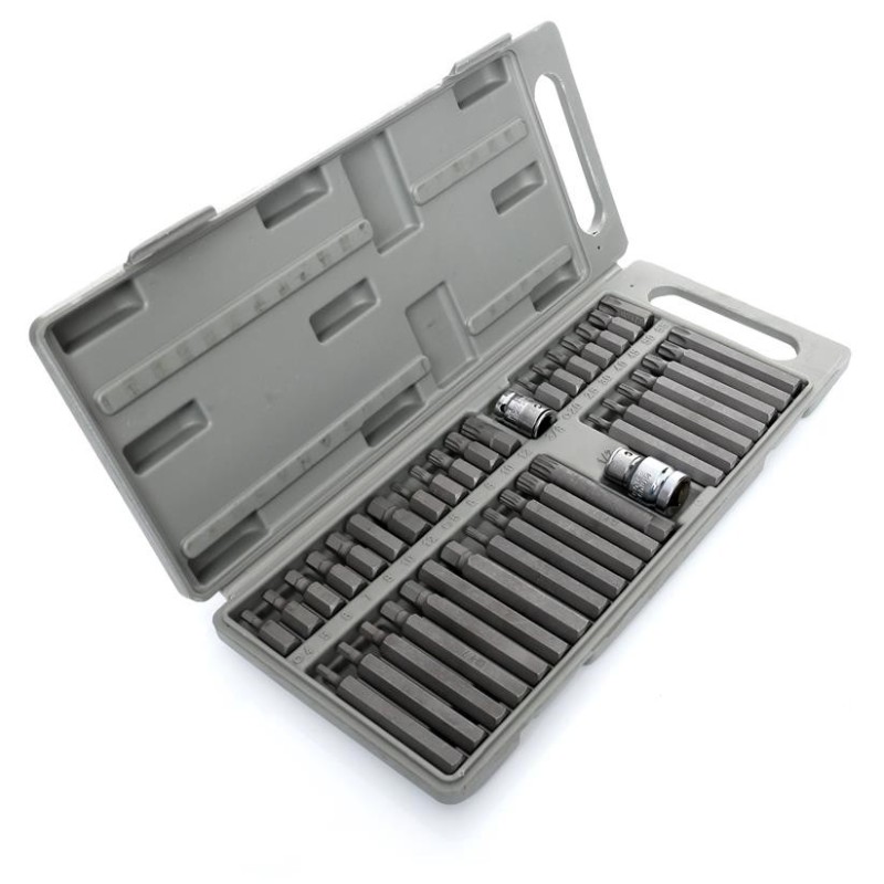 Komplet Bitów specjalnych KD10219 HEX, TORX, SPLINE 40cz.