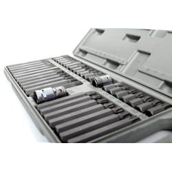 Komplet Bitów specjalnych KD10219 HEX, TORX, SPLINE 40cz.