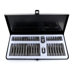 Komplet Bitów TORX, HEX, SPLINE 40el. KD10220