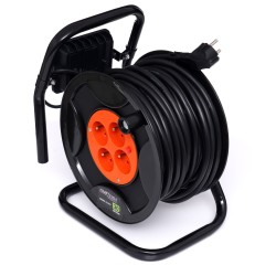 PRZEDŁUŻACZ BĘBNOWY 30M + LED KD4037