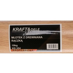 Młotek z drewnianą rączką 10kg KD254
