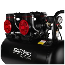 Kompresor bezolejowy 100L / 1450W x 2  KD1392