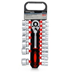 Komplet Nasadek z Grzechotką 1/2" KD10108  19cz.