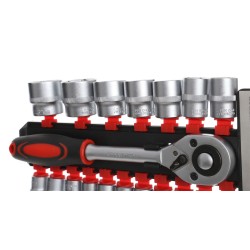 Komplet Nasadek z Grzechotką 1/2" KD10108  19cz.