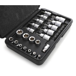 Zestaw Bitów i Nasadek Torx 30cz. KD10242