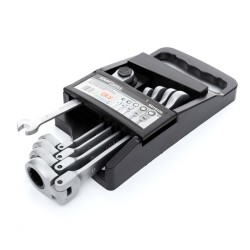 Klucze Płasko Oczkowe KD10105 z Grzechotkami Łamane