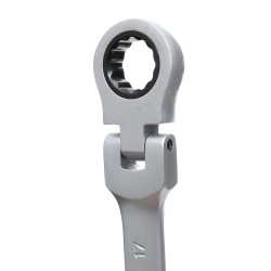 Klucze Płasko Oczkowe KD10105 z Grzechotkami Łamane