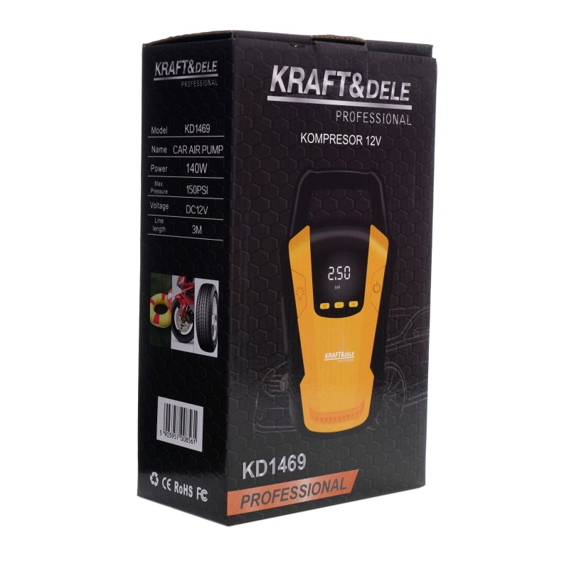 KOMPRESOR SAMOCHODOWY 12V 140W KD1469