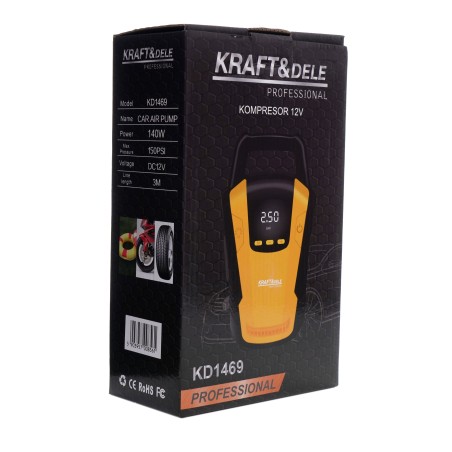 KOMPRESOR SAMOCHODOWY 12V 140W KD1469