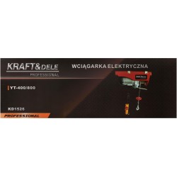 Wyciągarka Elektryczna Linowa 800kg KD1526