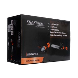 SZLIFIERKA KĄTOWA AKUMULATOROWA + ADAPTER PIŁY  KD10624