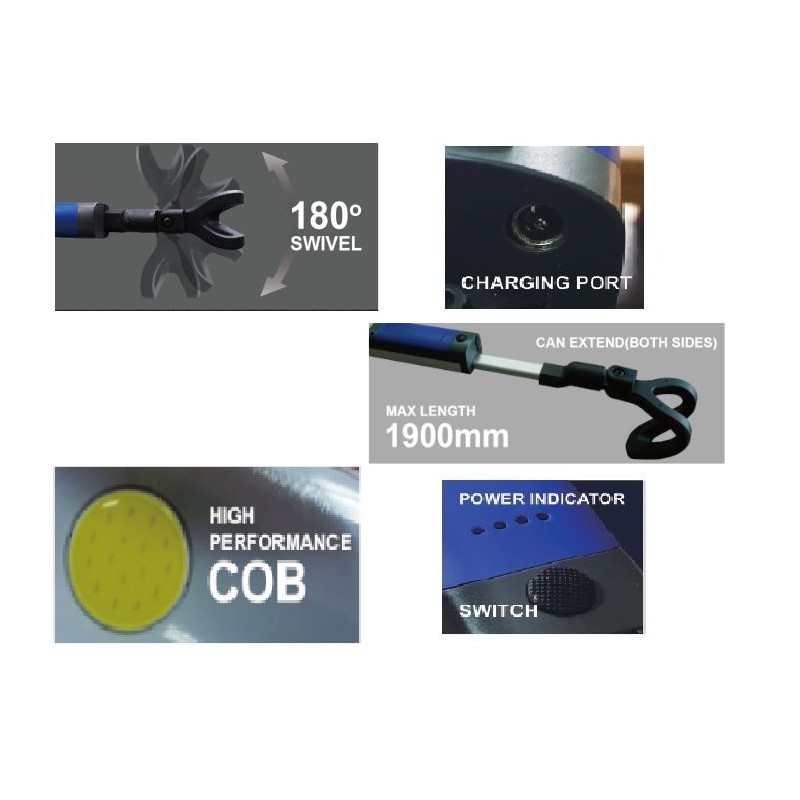 LATARKA LED PO MASKĘ - 1000 Lm KD1260