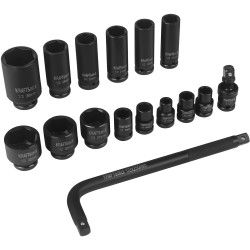 NASADKI UDAROWE 1/2" 16 szt. KD11762