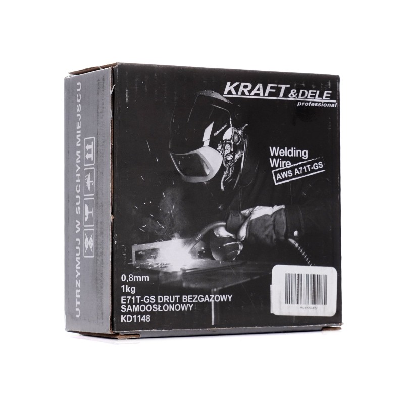 Drut spawalniczy bezgazowy samoosłonowy 0,8mm 1kg KD1148