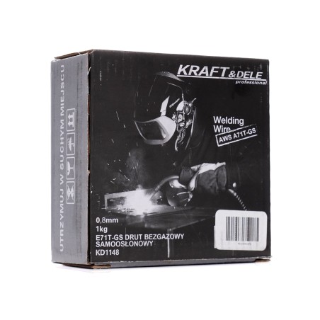 Drut spawalniczy bezgazowy samoosłonowy 0,8mm 1kg KD1148