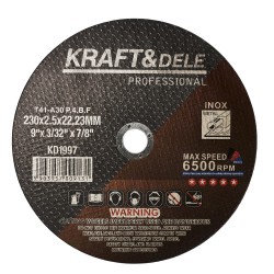 Tarcza do metalu 230x2,5x22,23 mm KD1997