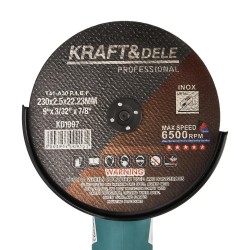 Tarcza do metalu 230x2,5x22,23 mm KD1997