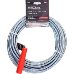 Spirala do czyszczenia kanalizacji 9mm x 10m KD11767