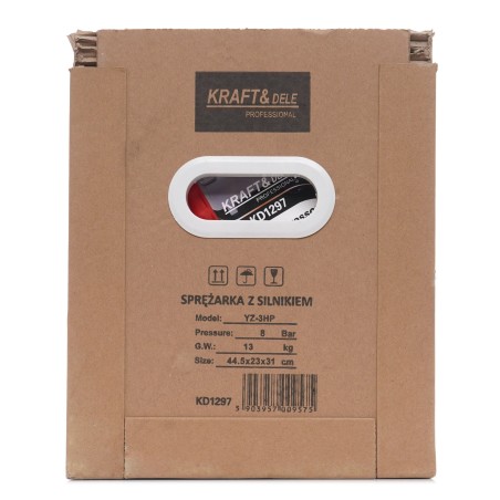 Sprężarka powietrza z silnikiem elektrycznym 220 l/min KD1297