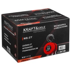 Wyciągarka łańcuchowa warsztatowa 2T 2M KD1116
