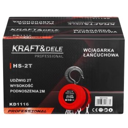 Wyciągarka łańcuchowa warsztatowa 2T 2M KD1116