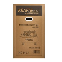 Kompresor olejowy 100L 230V +Separator KD1472