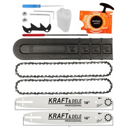Piła spalinowa 5,9KM / 16" / 18" + Akcesoria KD10613