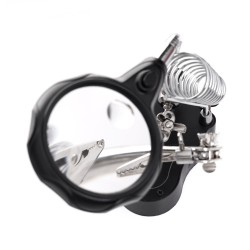 Uchwyt / lupa do lutowania LED "trzecia ręka" KD10455
