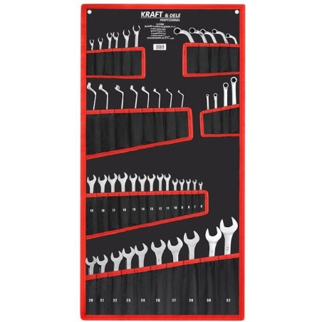 KLUCZE PŁASKO-OCZKOWE 47el. KD10999