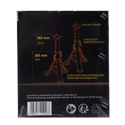 Kobyłki samochodowe 2T 265-365 mm KD3180