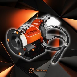 SZLIFIERKA STOŁOWA 250W 75x13mm 75x17 mm KD567