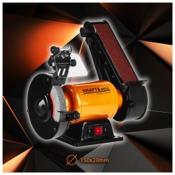 SZLIFIERKA STOŁOWA / TAŚMOWA 1800W  150x20 mm KD568