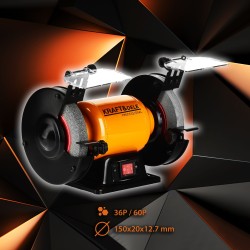 SZLIFIERKA STOŁOWA 1700W 150x20x12,7 mm KD565