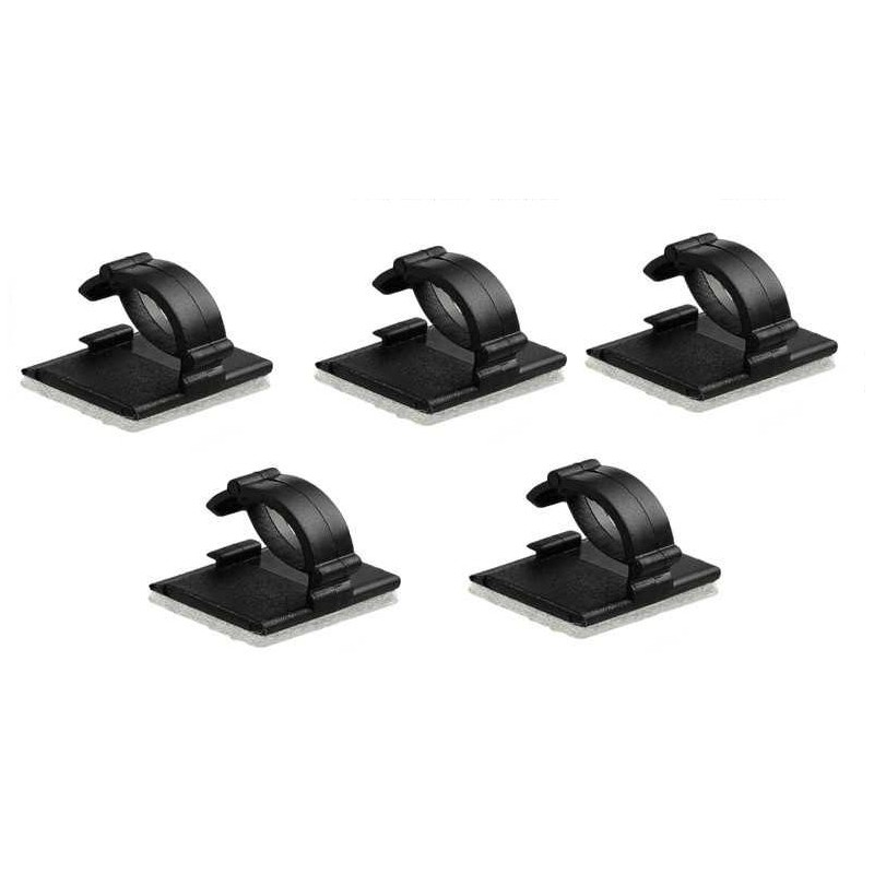 Klipsy montażowe do kabli 19x14mm 5szt.  KD10083