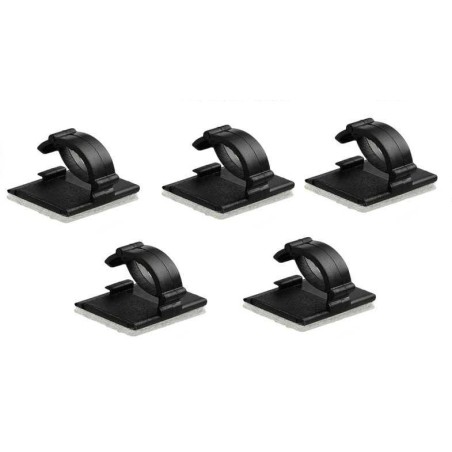 Klipsy montażowe do kabli 19x14mm 5szt.  KD10083