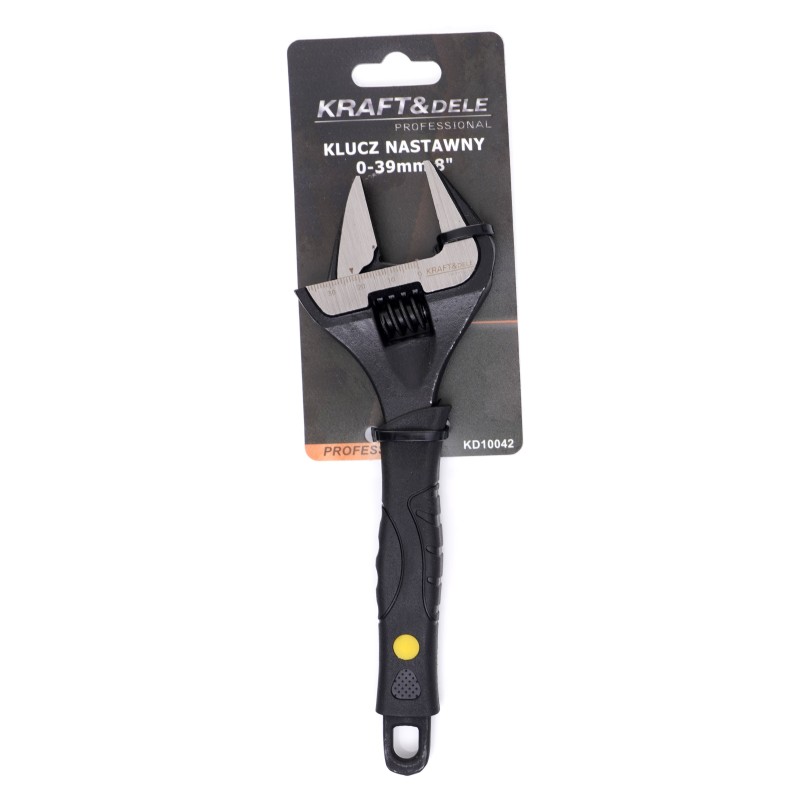 KLUCZ NASTAWNY SZWEDZKI 8'' 0-39MM SZEROKI 200MM KD10042