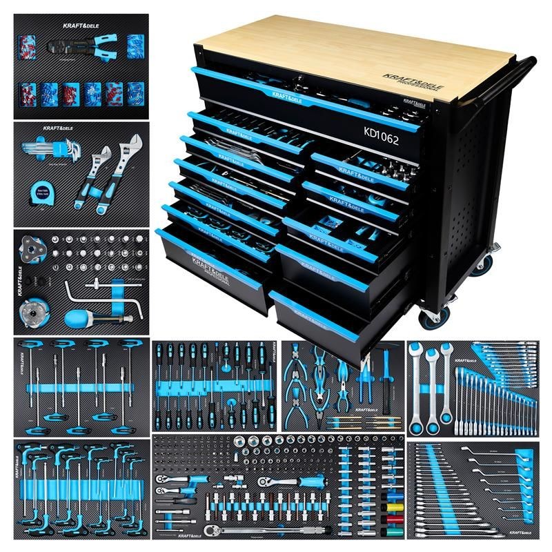 SZAFKA NARZĘDZIOWA 501 ELEMENTÓW KD1062