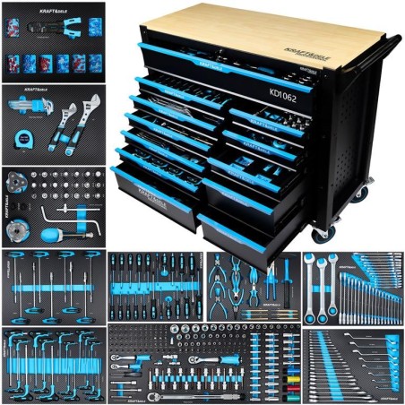 SZAFKA NARZĘDZIOWA 501 ELEMENTÓW KD1062