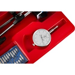 CZUJNIK ZEGAROWY + STATYW MAGNETYCZNY 0-10mm + KOŃCÓWKI KD11291