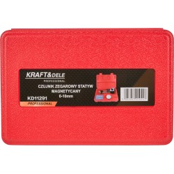 CZUJNIK ZEGAROWY + STATYW MAGNETYCZNY 0-10mm + KOŃCÓWKI KD11291