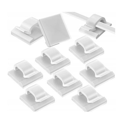 Klipsy montażowe do kabli 14,2x13,6mm 10szt.  KD10084